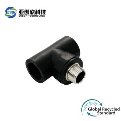 China Precision CNC Machining Plastic Parts for Water pipe tee head for sale