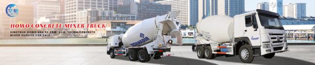 Hydraulic Steering Concrete Mixer Truck Chassis