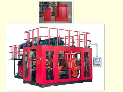China 5 Gallon / 3 Gallon Blow Molding Equipment Three Layer 100mm Screw Diameter for sale