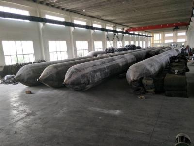 China Black Salvage Marine Rubber Ship Launching Airbags for sale