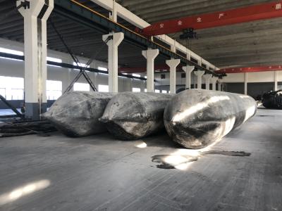 China Natural Rubber Floating Salvage Ship Launching Airbags 6 Layer for sale