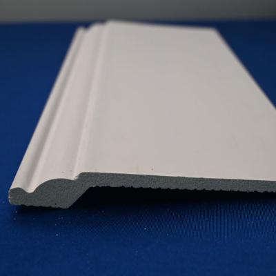Chine Mousse de polystyrène blanche de plinthe de bordage de maison de picoseconde de plancher décoratif de conseil 120*14mm à vendre
