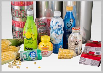 China El maíz biodegradable de la película plástica 100 basó los polímeros del ácido láctico para las etiquetas del encogimiento en venta