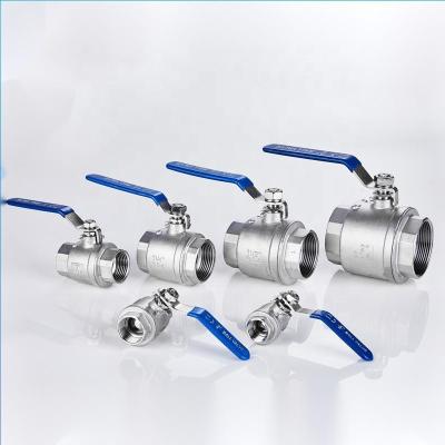 China SS304 DN32 Female Threaded Manual Control Ball Valve for High Pressure Applications for sale