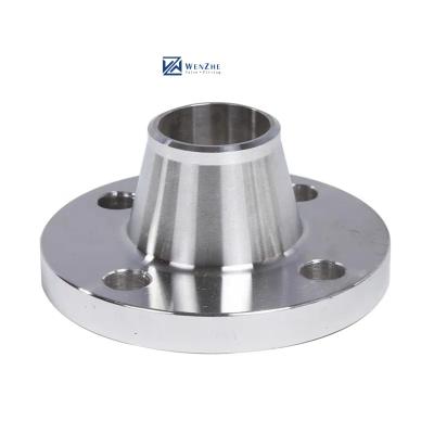 China ANSI DIN A105 Carbon Steel Plate Flat Face Pipe Slip On Flange WN Flange Forged Silver for sale