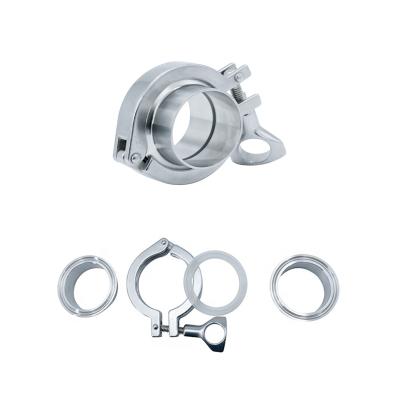 China Customized Sanitary Single Light/Medium/Heavy Duty Tri Clamps Set with ISO Certificate for sale