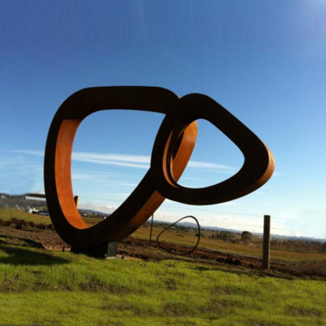 Contemporary Art Vintage Garden Design Ornament Outdoor Corten Steel Sculptures