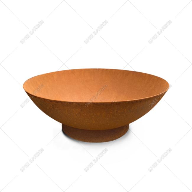 Brazier Backyard Patio Firepit Wood Burning Garden Bowl Corten Steel Outdoor Fire Pit