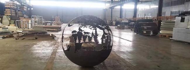 Distinctive Corten Steel Rusty Metal 2mm Thickness Heater Fire Pit