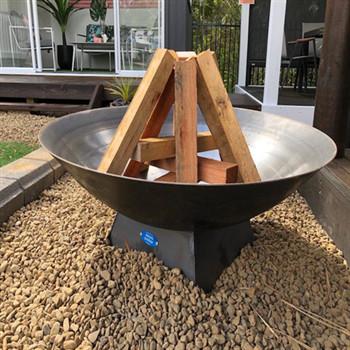 Custom Design Wood Burning Fire Pit Backyard Laser Cutting Steel Fire Pit