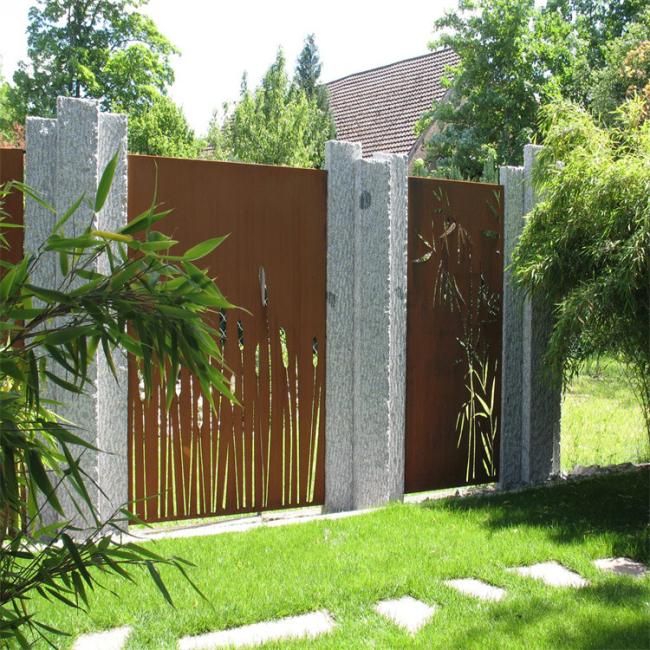 Corten Steel Decorative Panels Custom Screens
