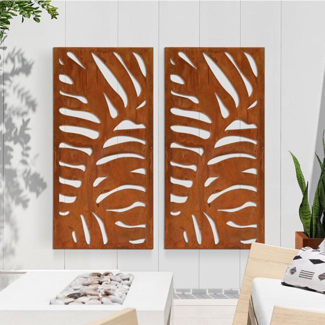 Corten Steel Screens Panels Art Decorative
