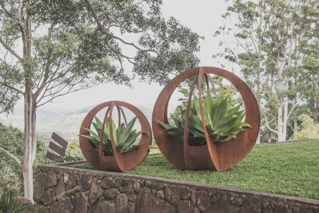 Bespoke Large Planter Pot Long Flower Pot Rectangular Planter Box Irregular Outdoor Metal Planter