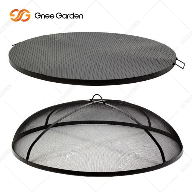 Customized Natural Rust Corten Steel Metal Large Barbecue Grill Outdoor Fire Pit