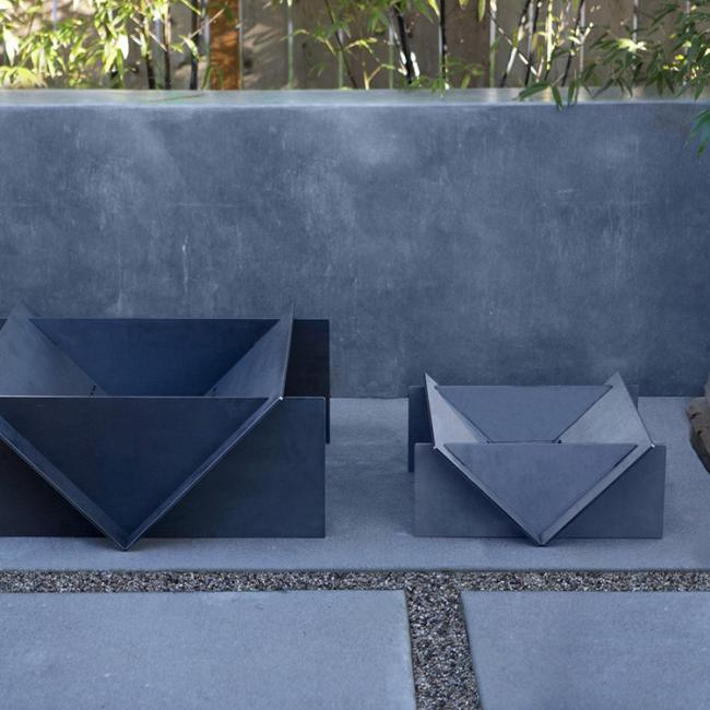 Detachable Corten Steel Firepit GN-FP-333 Outdoor Heating Natural Rusted Fire Pit
