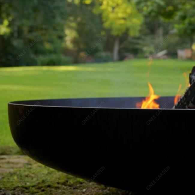 Garden Camping Design Wood Burning Corten Steel Portable Outdoor FirPit Outdoor Living Space