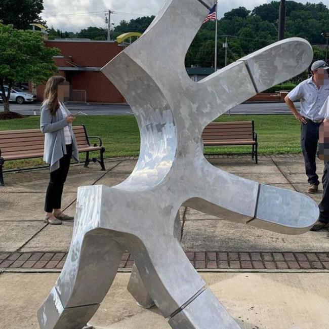 Hot Selling Craftsmanship Outdoor Metal Large Abstract Aluminum Sculpture For Home Hotels Restaurant
