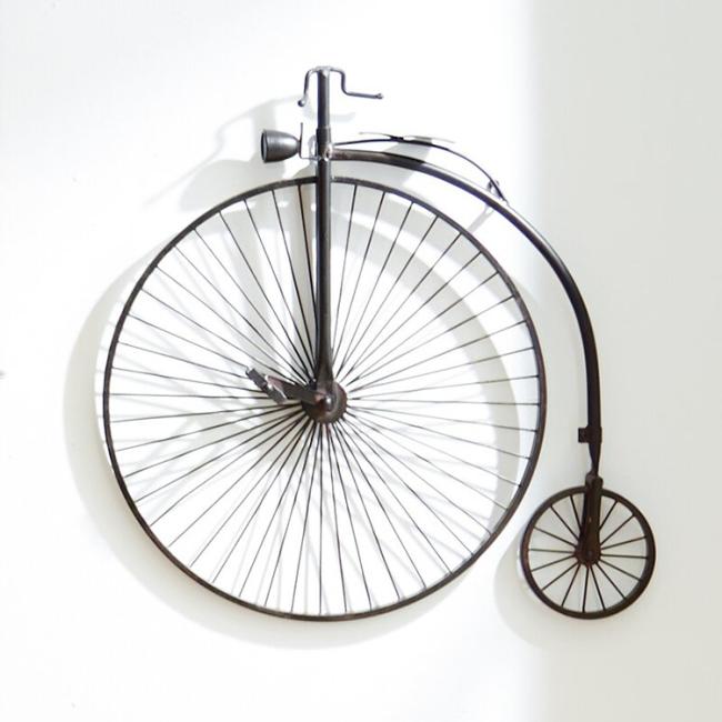 Bicycle Design Metal Wire Cast Iron Metal Wall Art Decor Retro 3D Iron Wall Decoration For Home