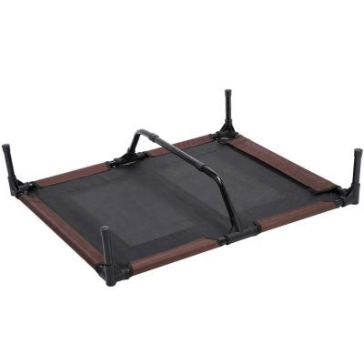 China 30in Folding Elevated Canopy Dog Bed 600D Waterproof Outdoor for sale