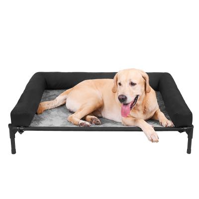 China Oxford Elevated Dog Cot Bed 36in Cooling Elevated Dog Bed for sale