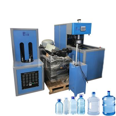 China Semi Automatic Gallon Bottle Blow Molding Machine PET Plastic 20 Liter 1 Cavity for sale