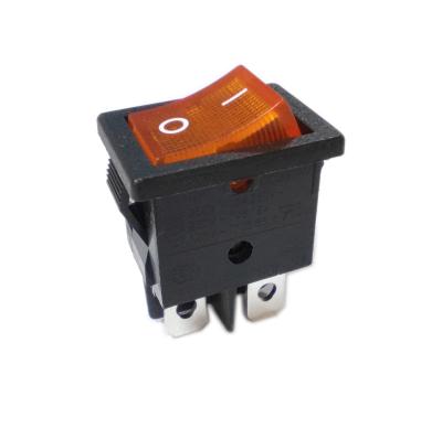 China Silver Alloy Contacts Rocker Switch R19-6 12A/21A 125V AC UL CUL VDE ENEC for sale