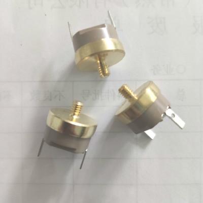 China M4 M5 Screw Copper Head 250V 16A KSD301 Thermostat Normally Closed PPS Case Copper terminal for sale
