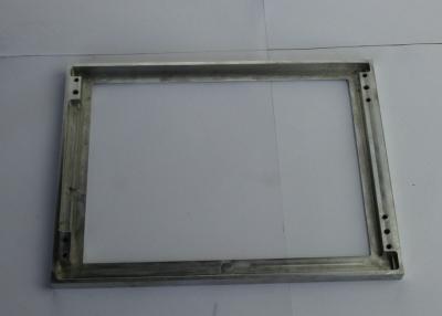 China Customized Aluminum CNC Machined Parts Square Frame With Brushed Finish for sale