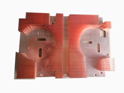 China Copper Heat Sinks for Machinery / Computer Cooling Radiator Soldered Fins for sale
