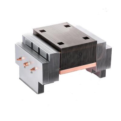 China Custom Heat Pipes / Embedded Heat Pipe BGA Industrial Heat Sink Paint Spraying for sale
