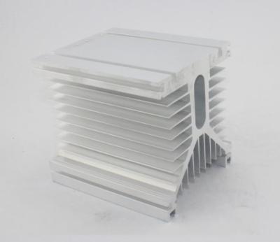 China ISO Aluminum Heat Sink Extrusions For Solid Relay / Street Light Road Lamp for sale
