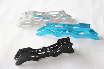 China Customized colorful Aluminium alloy extrusion parts for ice skates blade support for sale