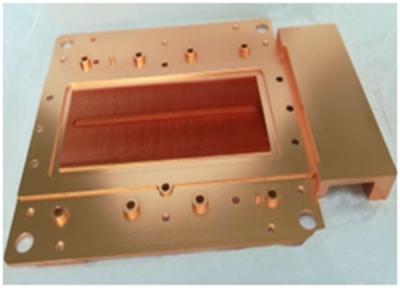China Precision Brass Stamping Cooling Heatsink Skiving And Machining Heat Sink with Antioxidant Treatment for sale