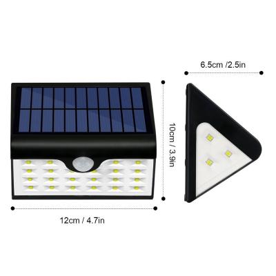 China Tres vivienda ligera solar lateral del aluminio LED del brillo 28 LED USB para los patios, cubiertas, jardín en venta