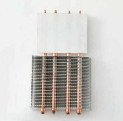 China 400mm Cold Plate Heat Sink For Cpu Copper Pipe Anti Anodizing for sale