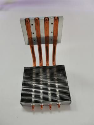 China Square Angle Zipper Fin Heat Sink , Industrial LF Metal Heat Sink for sale