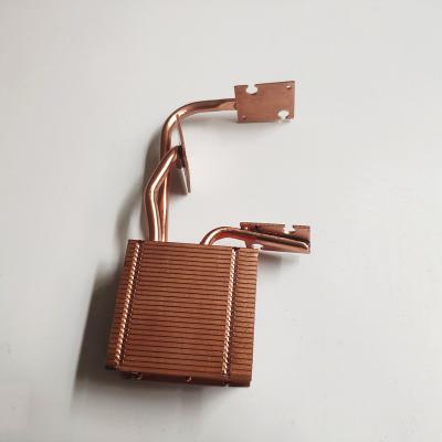 China Disipador de calor rectangular del microcanal, CPU que sella el disipador de calor del tubo de calor en venta
