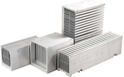China CNC Machining Aluminum Extrusion Enclosure , T3-T8 Stacked Bonded Fin Heat Sink for sale