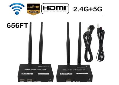 中国 TV 660ft / 200m HDMI Wireless Transmitter And Receiver 1080P With IR Remote 販売のため