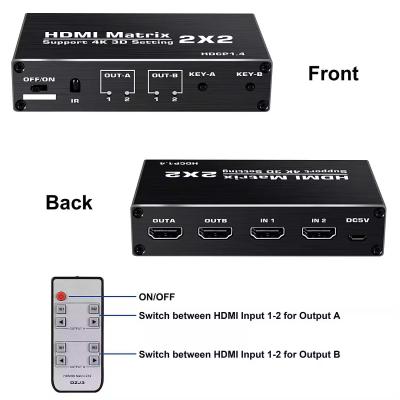 China 30W Power Consumption HDMI Matrix Switcher for Easy and Flexible Video Distribution for sale
