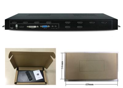 China 1 input 9 output HDMI splitter with wall function 1x9 HDMI Video Wall Controller with 3x3 for sale