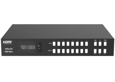 China ARC Function 18Gbps 8x8 HDMI Matrix Switcher With Metal Enclosure for sale