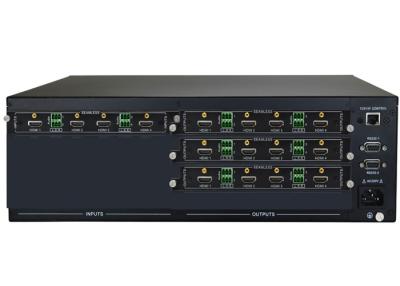 China Modular 4x12 Video Matrix Switcher With IR Ethernet RS232 Control for sale