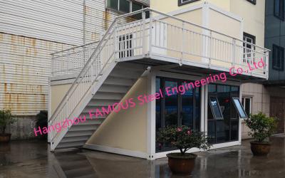 China Multi Floor Prefab Container House 20ft Flat Pack Homes For Family Leisure And Tourism Use for sale