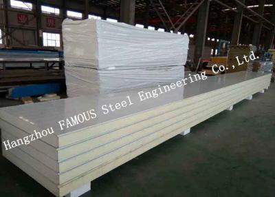 China A Degree Inflaming Retarding PU Sandwich Panels Super Low Heat Conductivity for sale