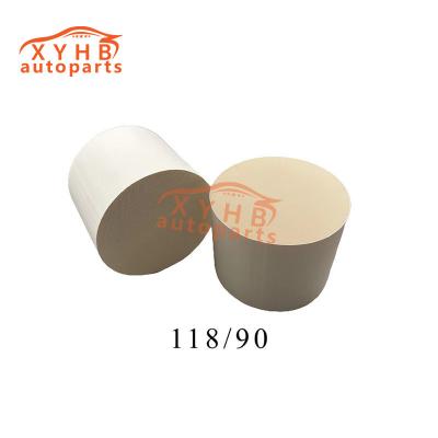 China Ceramic Carrier Anisotropic High Quality Three Way Catalytic Filter Element Euro 1-5 Model 118 X 90 for sale