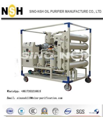 Chine Installation de traitement de machine de filtration d'huile de transformateur de vide de la déshydratation 1800L/H 220V à vendre