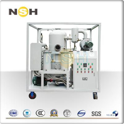 China Dielectric Strength Improve Mobile Oil Purifier , Small Size Oil Purification Systems for sale