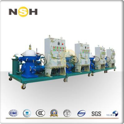 中国 液体固体PLC制御を用いる遠心油純化器の不純物の取り外しの移動式タイプ 販売のため