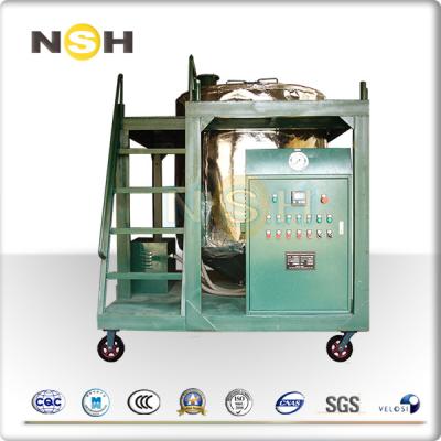 China Máquina de poco ruido de la filtración del aceite hidráulico para el tratamiento del aceite de motor industrial en venta